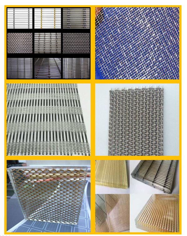 金属网夹胶玻璃批发